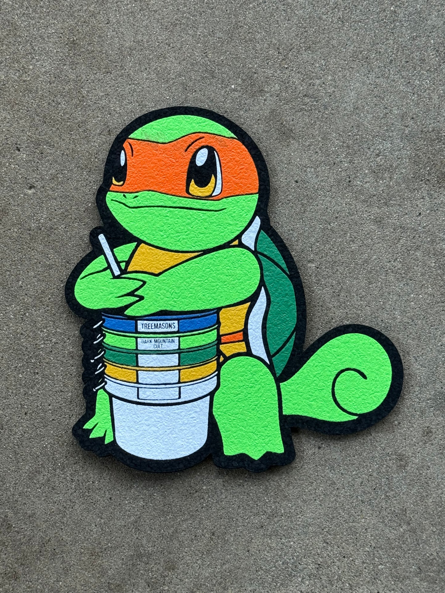 Orange Turtle Moodmat