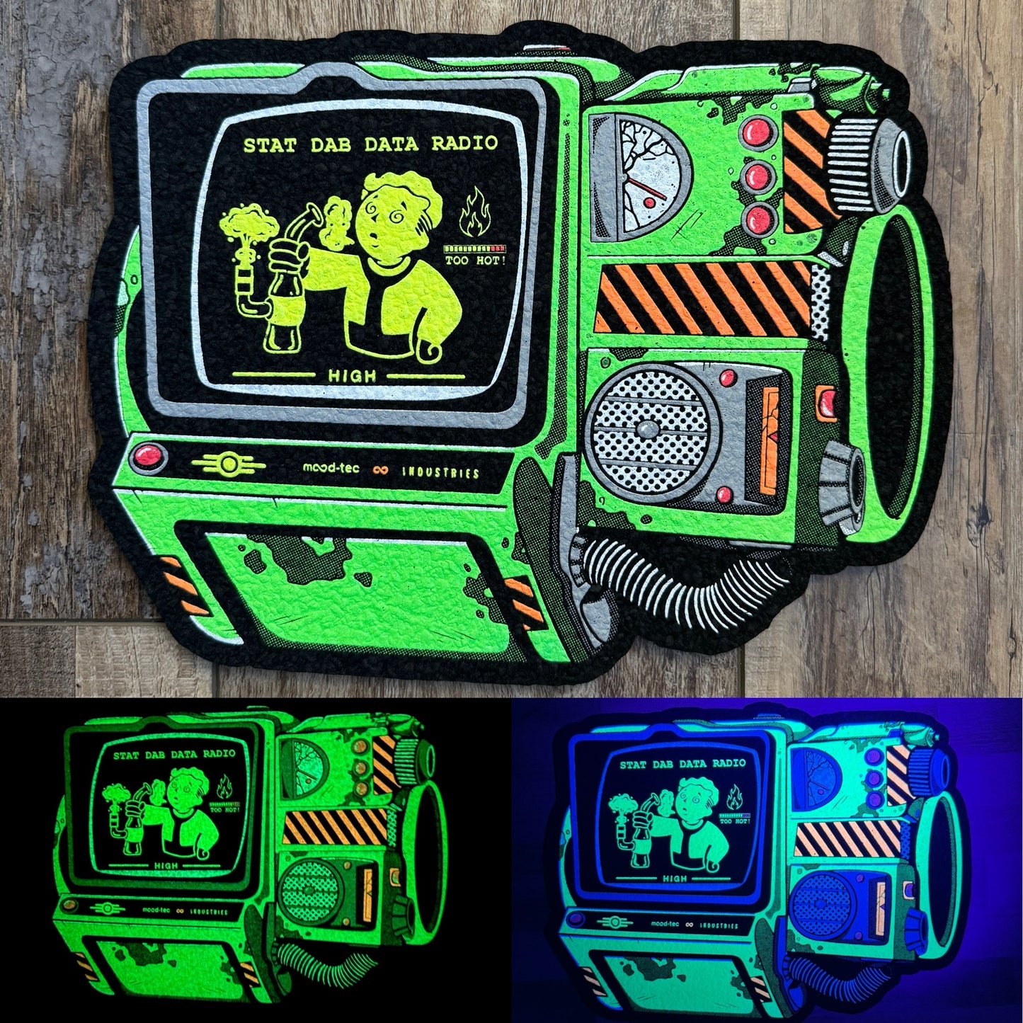 Radiated Dab Boy Mat UV GLOW