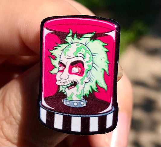 Juice Head Hat Pin