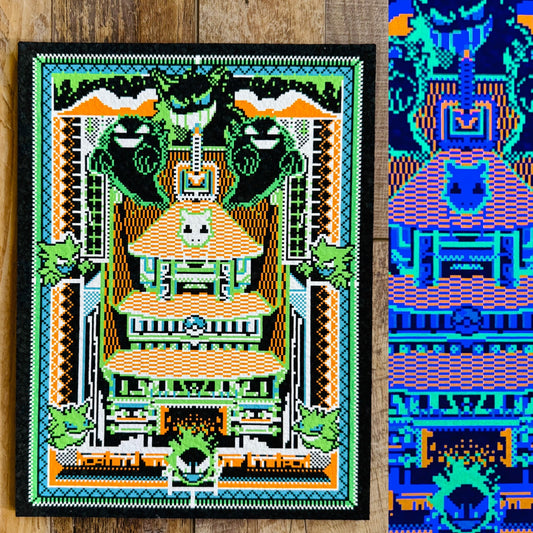 Garden Ghost House UV GLOW Moodmat