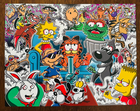 Chronic Network Print