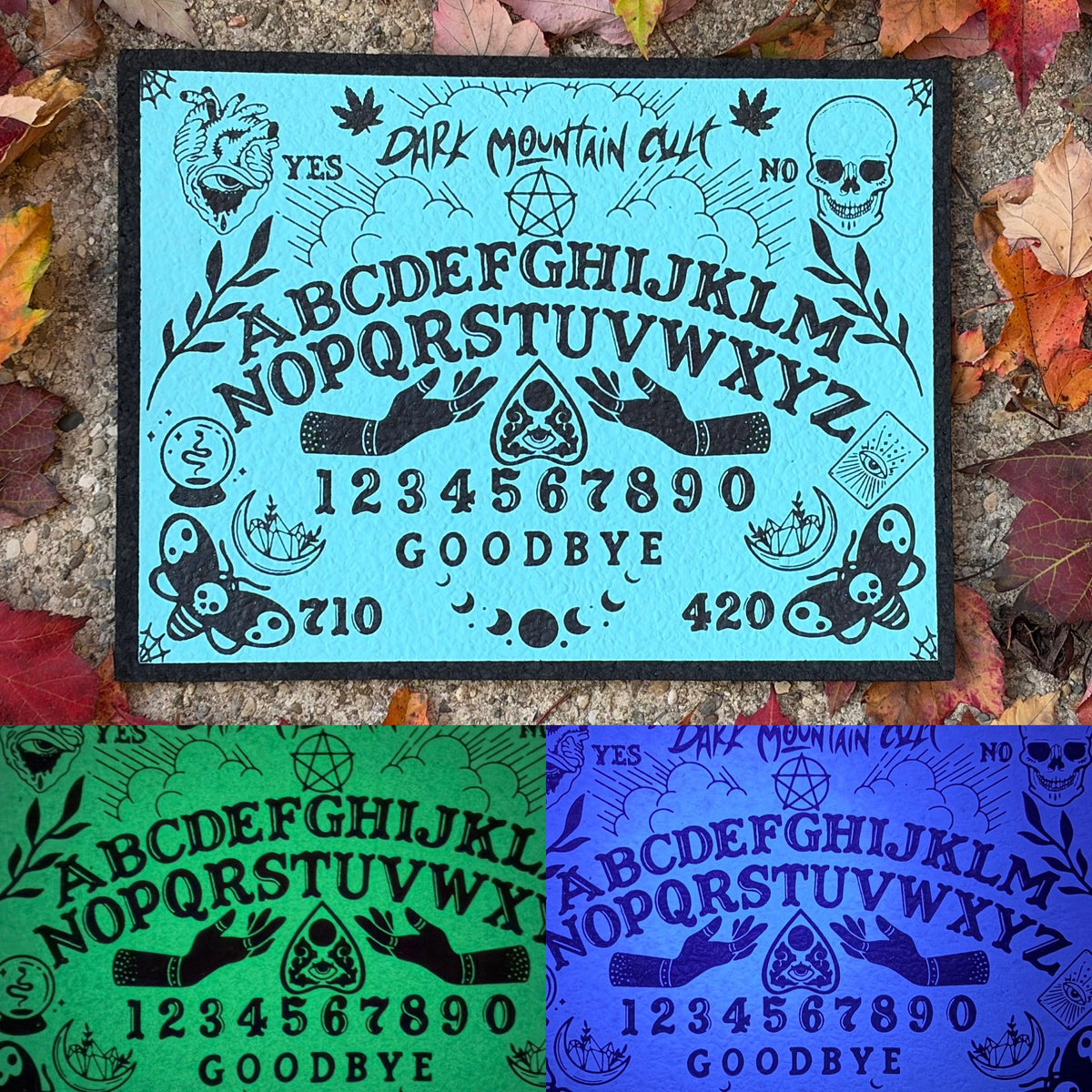 Ice Ouija UV GLOW Moodmat
