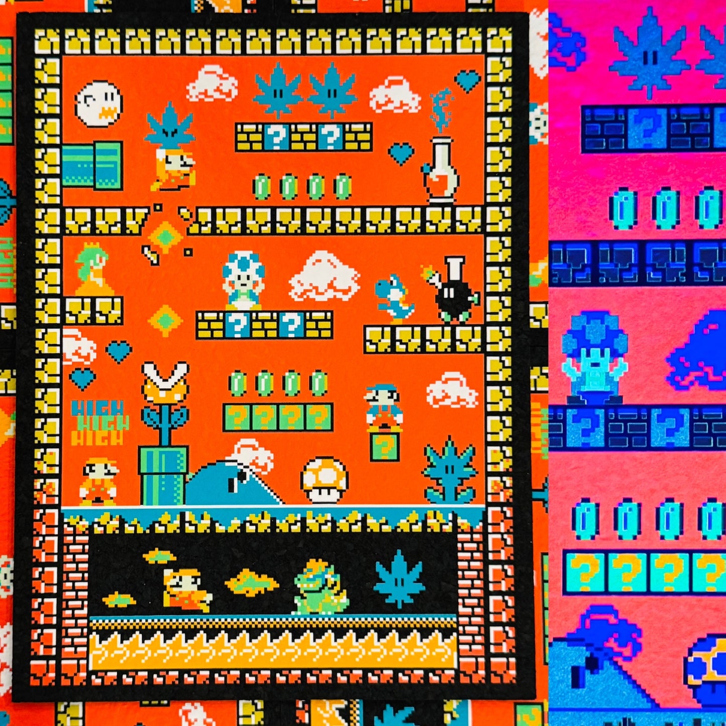 Red Pixel Moodmat