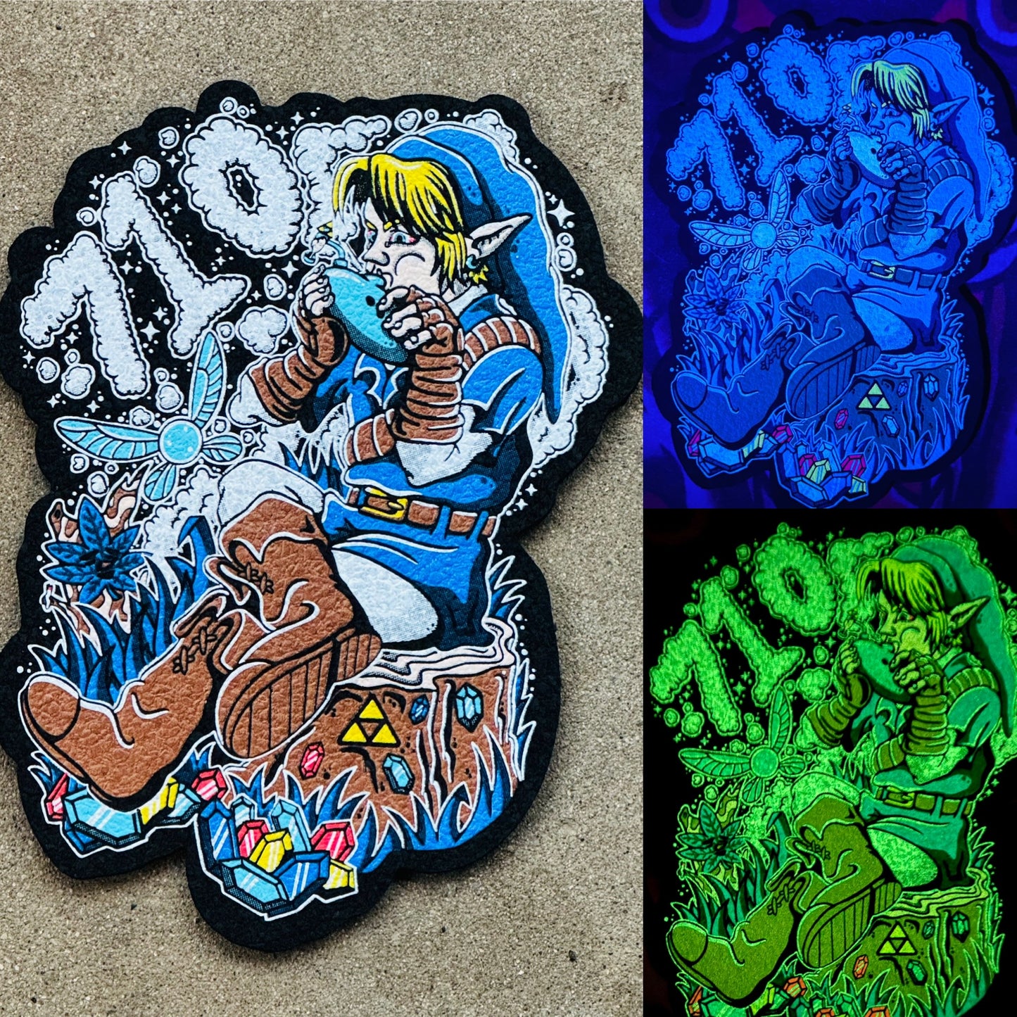 Blue Tunic 710 Moodmat UV GLOW