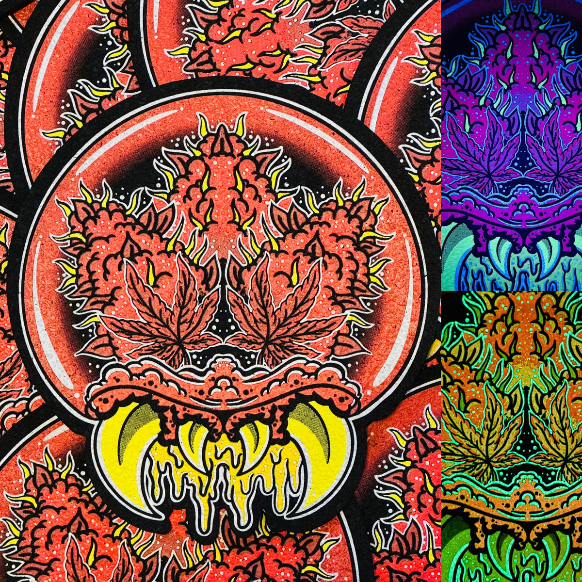 Blood Sucker MedTroid UV GLOW Moodmat