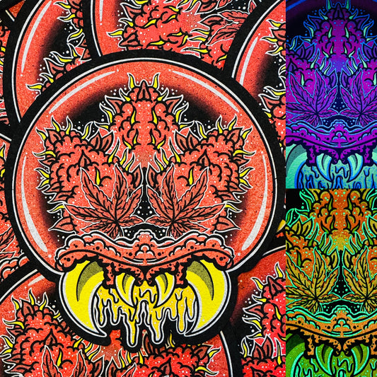 Blood Sucker MedTroid UV GLOW Moodmat