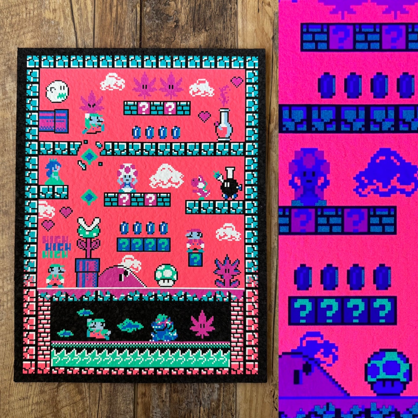 Pixel Pink Moodmat