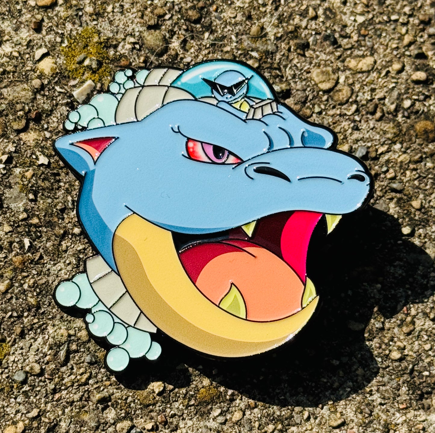 Water SpaceHead Enamel Pin