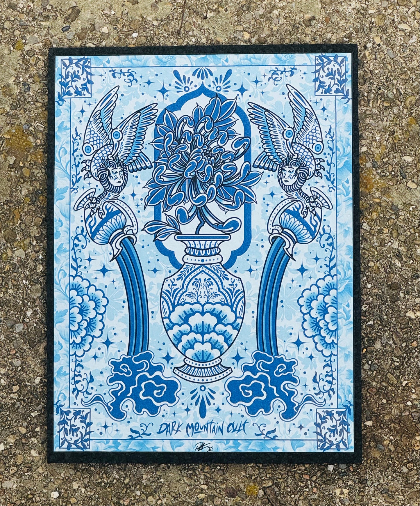 Blue Porcelain Moodmat