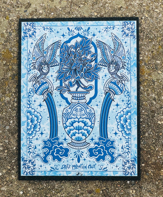 Blue Porcelain Moodmat