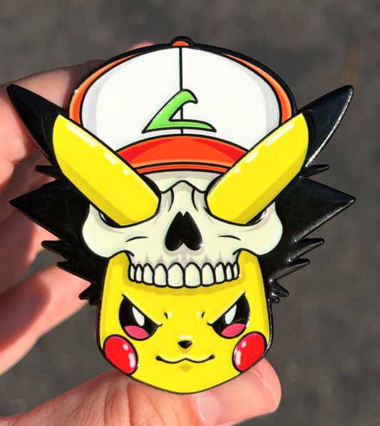 Skelechu Enamel Pin