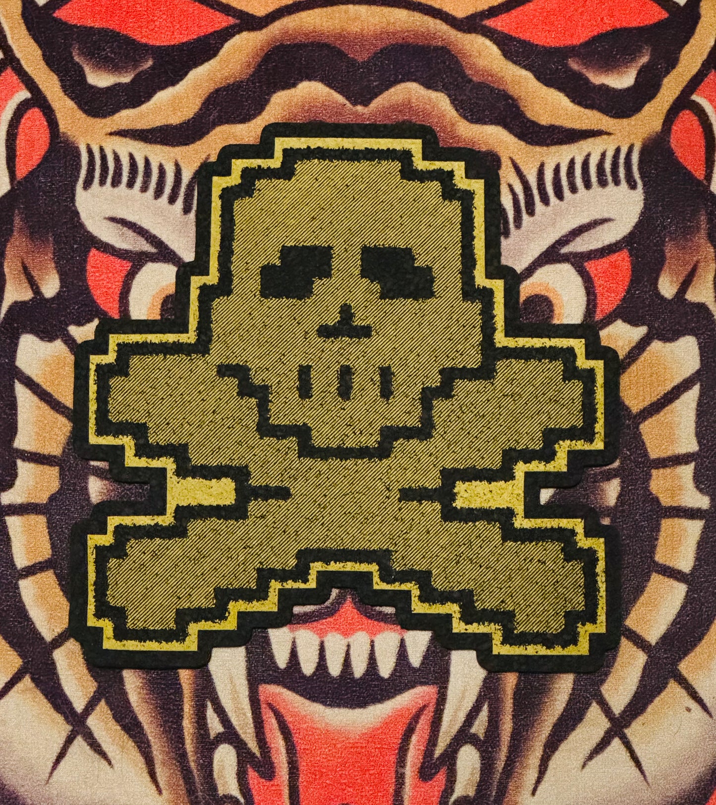 Gold Crossbones Moodmat