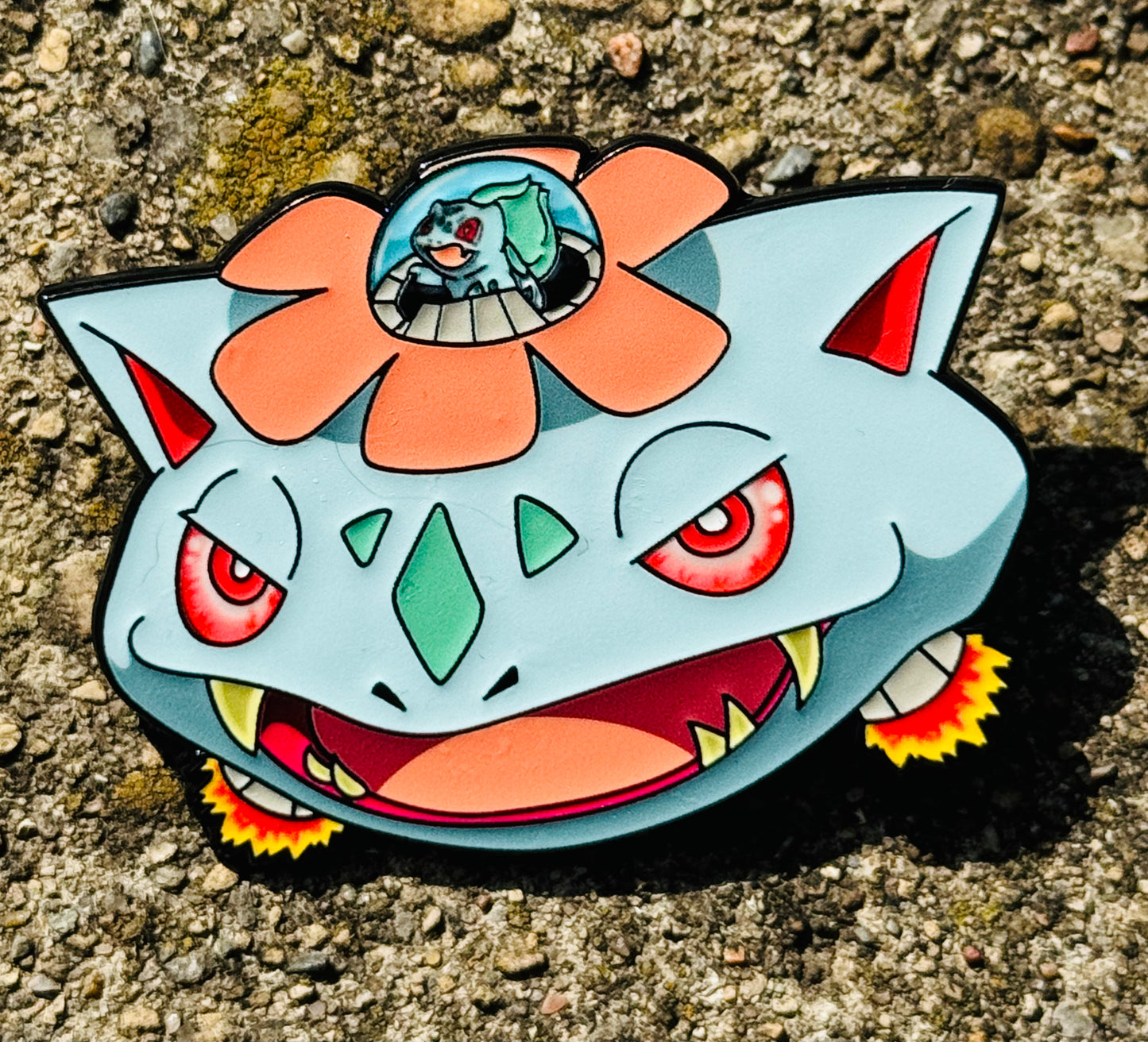 Leaf SpaceHead Enamel Pin