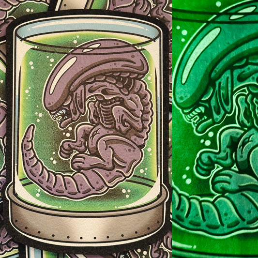 Green Alien Jar Moodmat Glow